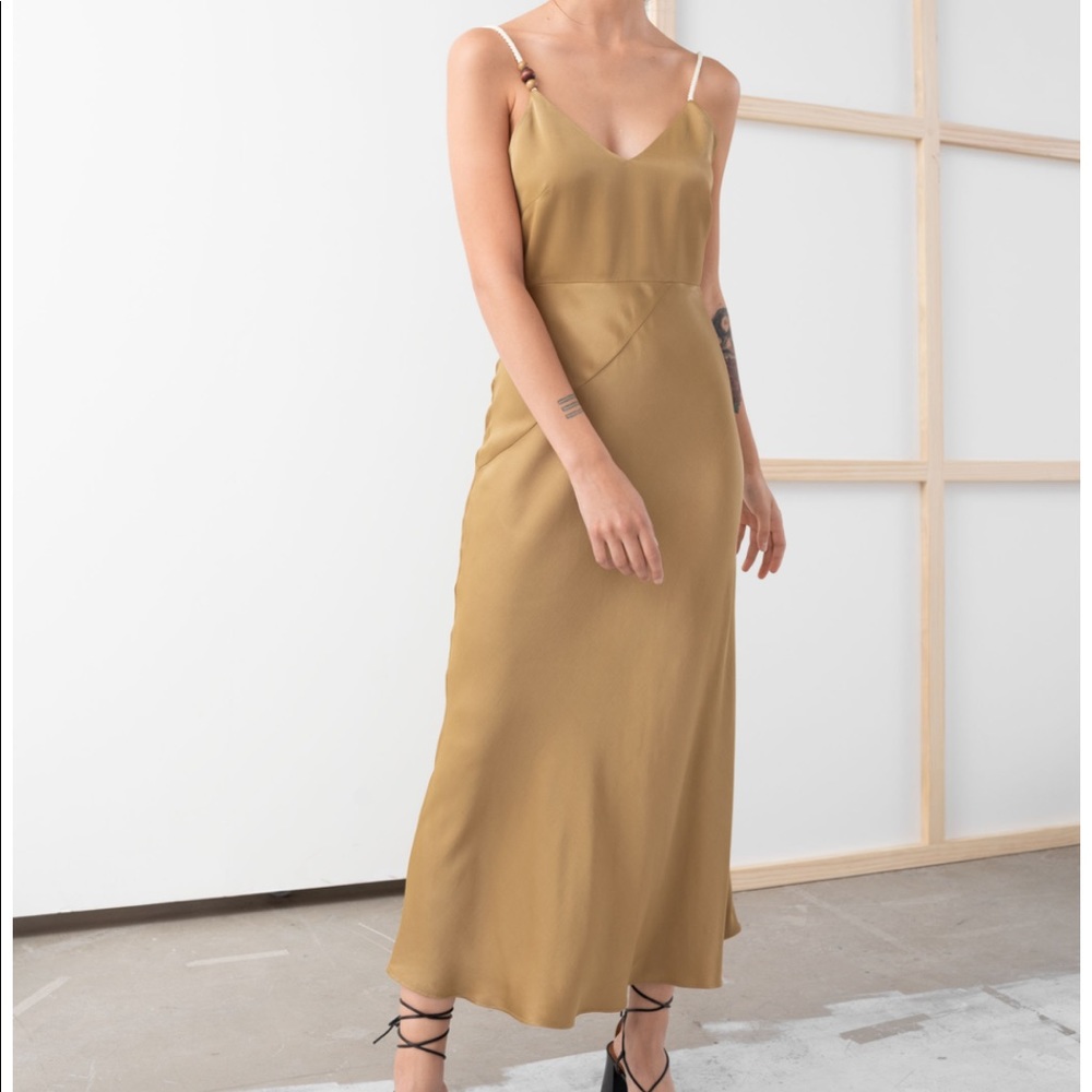 & Other Stories Rope Strap Midi dress